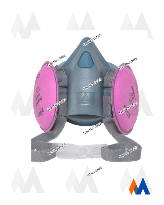 Respirador de Media Cara Multipropósito 2 Vías Para Polvo - Segpro