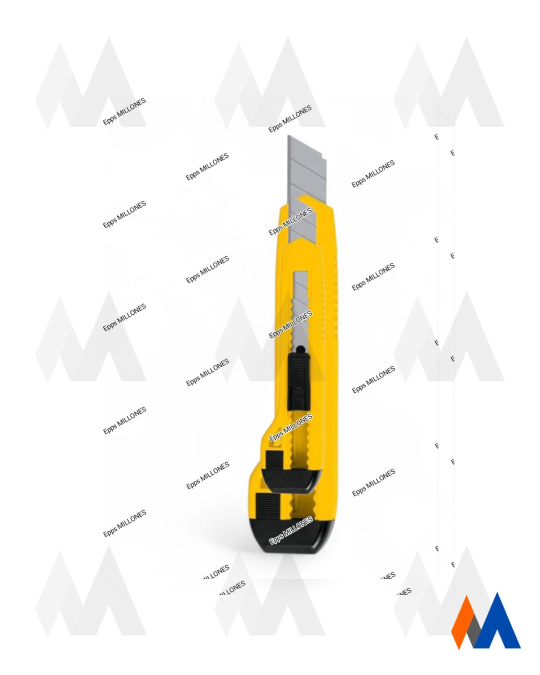Cutter Industrial / Cuchilla Retráctil de 18mm con Bloqueo